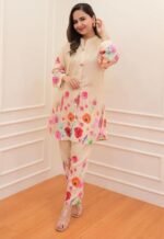 Women's Rayon Co Ord Set | Co Ord Set for Women Stylish | Kurta Set for Women | Kurta Set | Ethnic Co Ord Set for Women | 3/4 Sleeve Women Co-ord set - Image 5